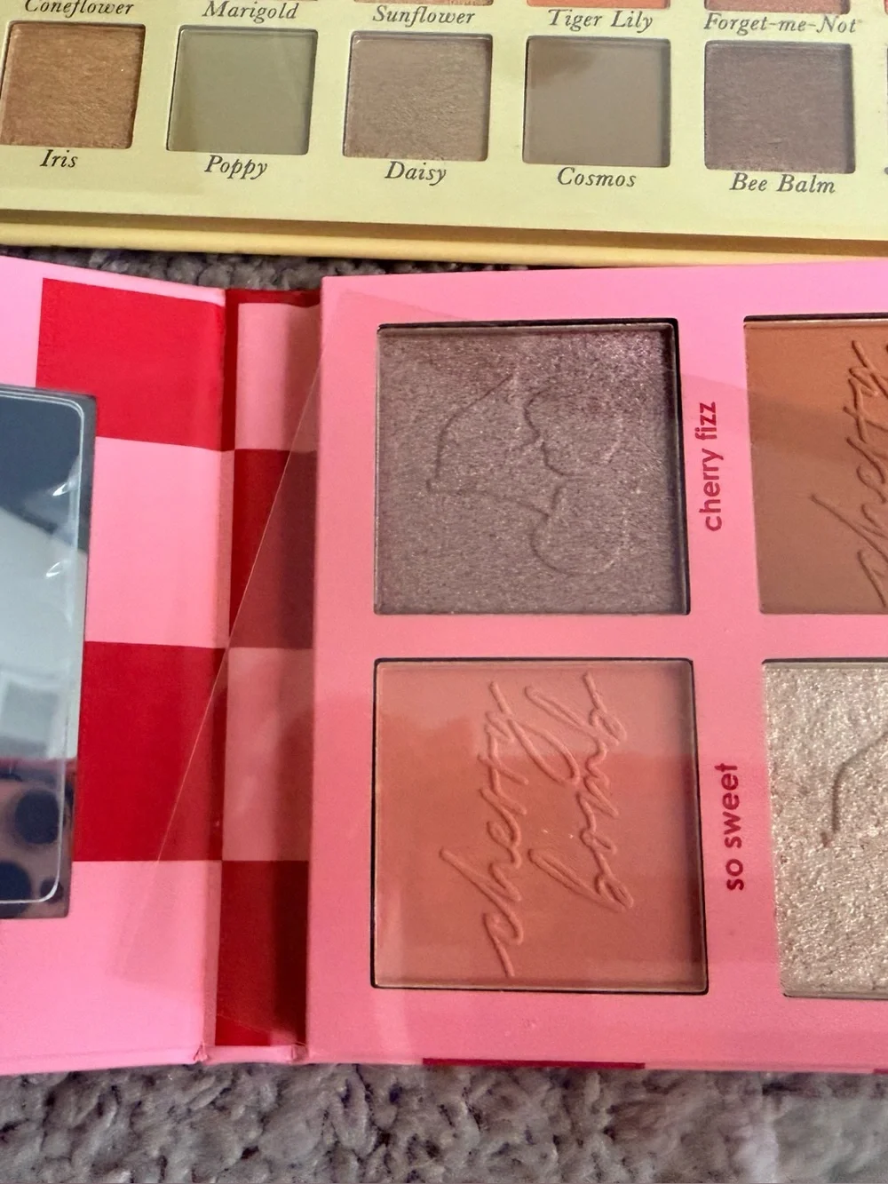 Blush & Eyeshadow Palette Sets - Pink, Peach, Green Shades